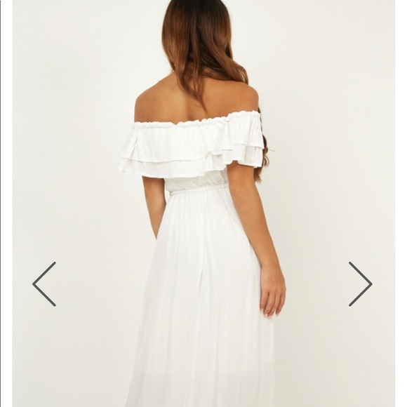 Notre Dame White Maxi Dress - Picture 6 of 8